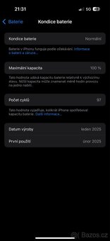 iPhone 16 Pro 128 GB Black Titanium 100% baterie - 7