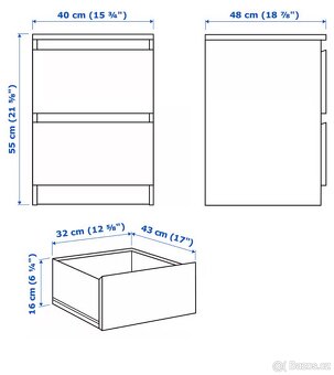 Kompletní ložnice Malm IKEA - 7