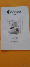 ROHNSON, espresso, kávovar. - 7