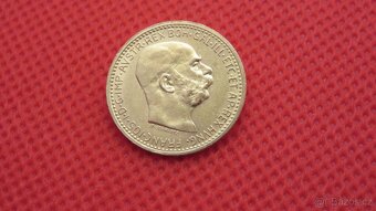 Zlaté mince 10,20,100 koruna Františka Josefa I - 7