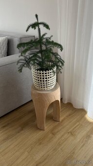 Dřevěná stolička/stolek - 7