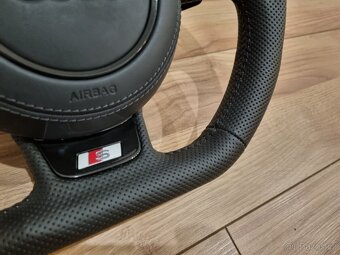 AUDI RS PERFOROVANY ZKOSENY VOLANT - 7