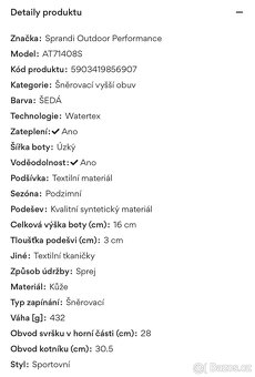 trekingove boty Sprandi, vel 37 - 7