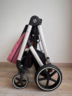 Kočárek Cybex Balios S Lux 2v1 Silver 2022 Magnolia pink - 7