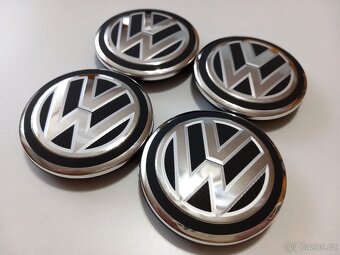 Středové krytky Vw, 65x56mm, Nové logo struktura - 7