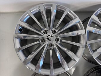 Alu sada kol Trinity 5x112 R19, cololeštěné - chrom - 7