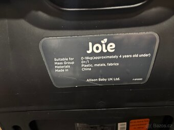 Autosedačka Joie Steadi 9-18 kg, šedá, hezký stav - 7