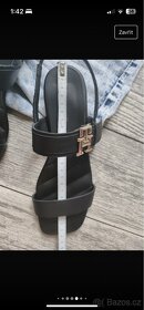 Krásné černé sandálky Tommy Hilfiger velikost 37 - 7