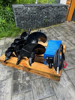 Hydraulický vrták pro nakladače a bagry od 0,7t do 3,5t. - 7