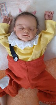 Reborn miminko-Marbulínek,chlapeček z kitu Finn ( Tina Kewy) - 7