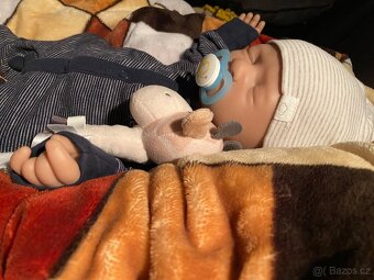 Celosilikonové reborn miminko baby panenka - chlapeček - 7