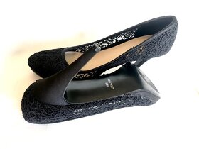 elegantní krajkové lodičky s podpatky NINE WEST 39 - 7