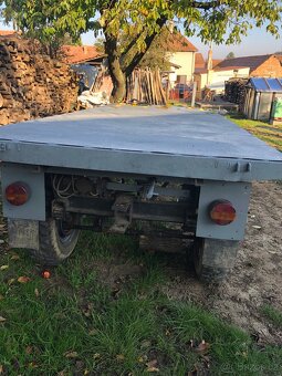 Prodám vlek za traktor 5t bez spz a tp - 7