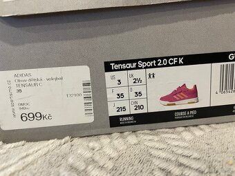 Dívčí tenisky Adidas vel. 35 v pěkném stavu - 7
