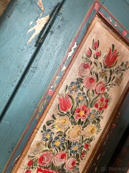 Skříň stará selská dřevěná - 7