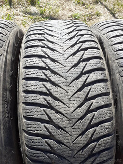 alu disky BMW 5x120 r16, zimní pneu 195/55/16 6-7mm - 7