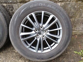Originál ALU kola Mazda CX-5 R17 + letní pneu - 7