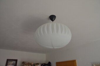 velké svítidlo opál Československo rarita Brno - 7