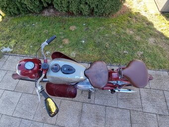 Jawa 350/18 pérák 1951 s TP v patině po rekonstrukci. - 7