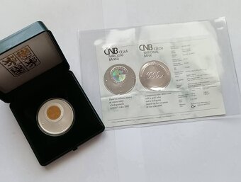 2000kč ČNB konec Milénia 2000 Zlato/Stříbro - 7