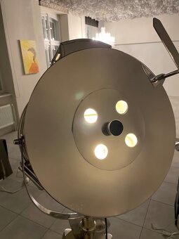 Lampa stojící designová "reflektor" - 7