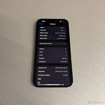 iPhone 14 Pro Max 256GB space black, pěkný stav, rok záruka - 7