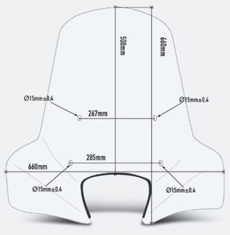 Štít GIVI pro Piaggio Liberty - 7