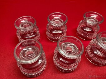 sklenice retro sklenice sada československé sklo pohár - 7