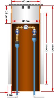 VODOMĚRNÁ ŠACHTA V=1200 DN400 ATEST - 7