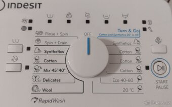Pračka Indesit zánovní záruka 2029 + 10 let motor - 7
