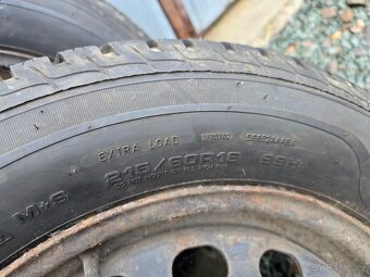 Sada plechových disků + hezké zimní pneu 215/60 r16 - Yeti - 7