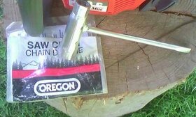 Motorová pila Oleo-Mac + nová lišta + nový řetěz - 7