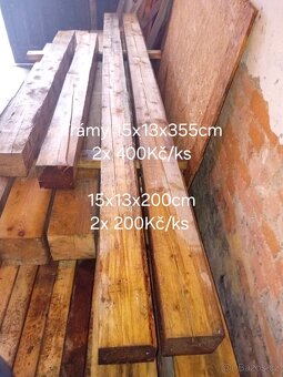 Prkna,fošny,trámy,levně - 7
