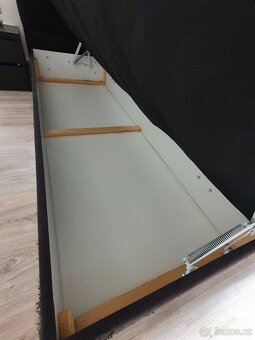 Postel 140x200 ikea s úložným prostorem - 7