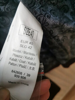 Orsay flaušový fialový teplý zimní kabát 40 M/L - 7