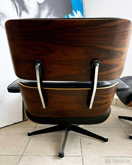 Křeslo a taburet Vitra - Santos Rosewood - Eames - 7