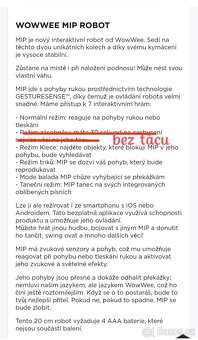 Robot WowWee MIP multifunkční autonomní - 7