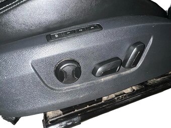 Sedačky černá kůže alcantara Škoda Superb 3 Sportline kombi - 7