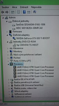 Herní PC AMD FX670K,8GB,GTX650Ti 2GB,SSD,HDD Minecraft - 7