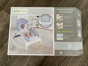 Kojenecké houpací lehátko Ecotoys s vibracemi a hudbou - 7