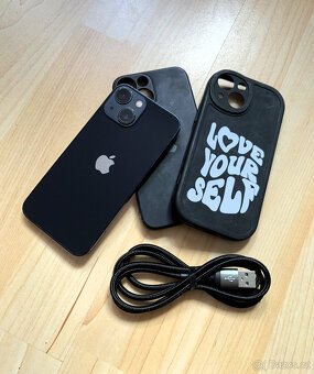 Apple Iphone 13 mini 128GB černý / baterie 100% / - 7