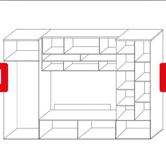 Obývací stěna - 7