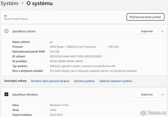 ✅Herní PC RYZEN 7 5800X,RTX 3070,32 GB RAM,1 TB SSD - 7