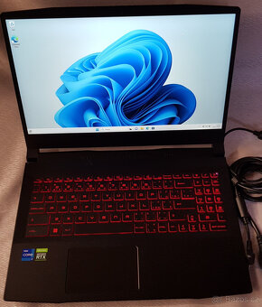 Herní notebook MSI KATANA GF66, i7, RTX3070, 1TBSSD NEHRANÝ - 7