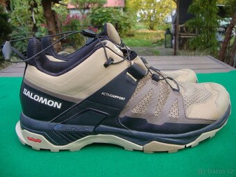 Pánské trekové boty Salomon obuv X Ultra 4 Gtx Olive 44,5 cm - 7