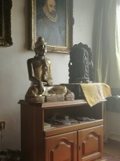 Zlatý Buddha 70cm - 7