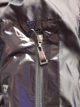 Dámský nový lesklý zimní kabát - bunda Moncler XXL - 7