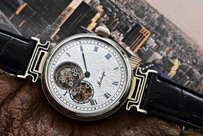 Unikátní skeletové hodinky Molnija - ruční práce - 7