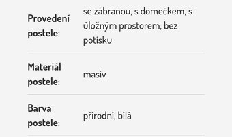 Kvalitní masivní domečková postel Paul 90x200 - 7