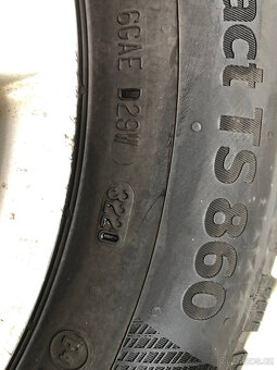 Alu kola VW R15, 5x112, zimni pneu 195/65 R15 - 7